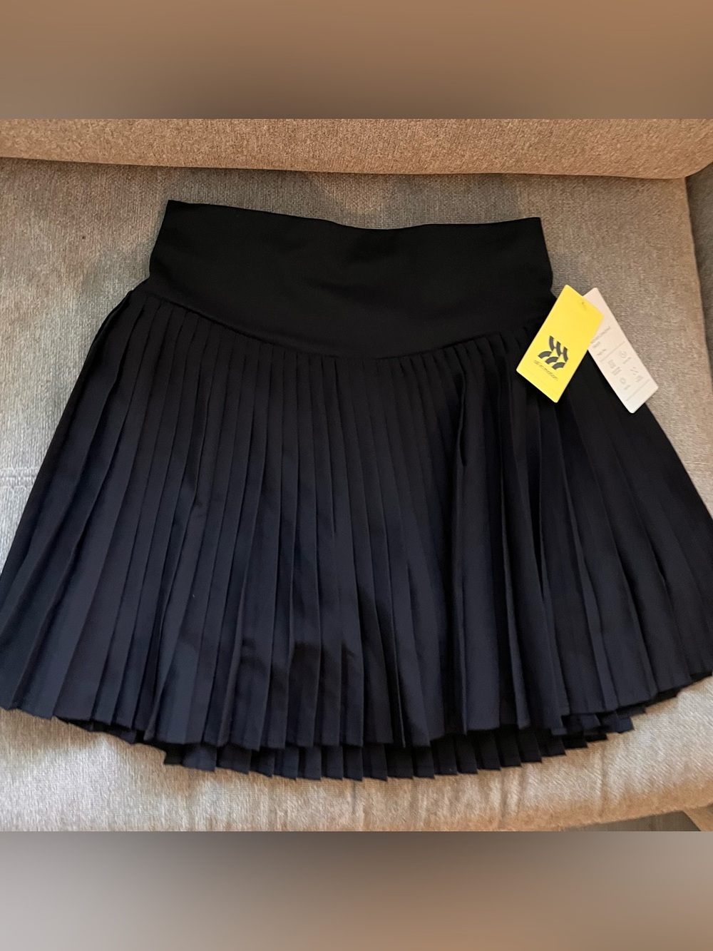 Pleated Black Women’s Skirt - all in motion